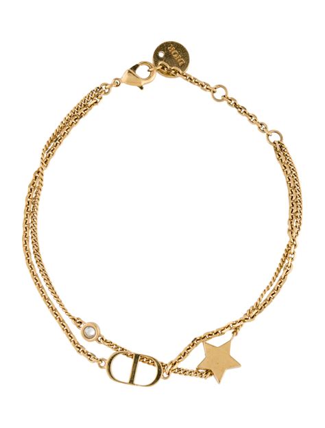 petit cd double bracelet dior|Petit CD Bracelet Gold.